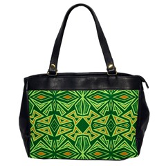 Abstract Pattern Geometric Backgrounds Oversize Office Handbag by Eskimos