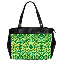 Abstract pattern geometric backgrounds Oversize Office Handbag (2 Sides)