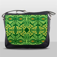 Abstract pattern geometric backgrounds Messenger Bag