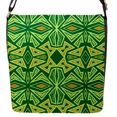 Abstract pattern geometric backgrounds Flap Closure Messenger Bag (S)