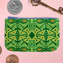 Abstract Pattern Geometric Backgrounds Large Coin Purse by Eskimos