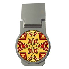 Abstract Pattern Geometric Backgrounds Money Clips (round)  by Eskimos