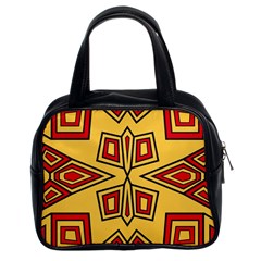 Abstract Pattern Geometric Backgrounds Classic Handbag (two Sides) by Eskimos