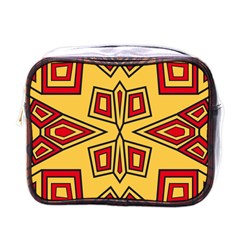 Abstract Pattern Geometric Backgrounds Mini Toiletries Bag (one Side) by Eskimos