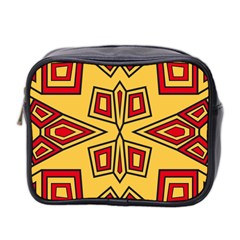 Abstract Pattern Geometric Backgrounds Mini Toiletries Bag (two Sides) by Eskimos