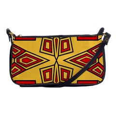 Abstract Pattern Geometric Backgrounds Shoulder Clutch Bag by Eskimos