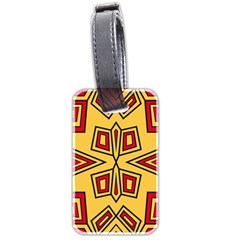 Abstract Pattern Geometric Backgrounds Luggage Tag (two Sides) by Eskimos