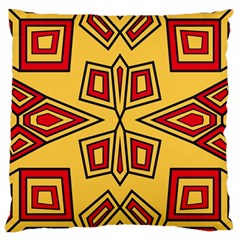 Abstract Pattern Geometric Backgrounds Large Cushion Case (two Sides) by Eskimos