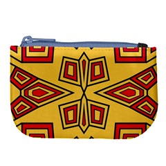 Abstract Pattern Geometric Backgrounds Large Coin Purse by Eskimos