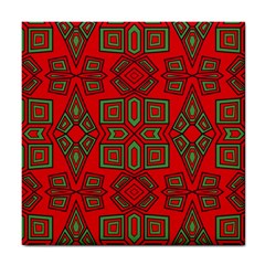 Abstract Pattern Geometric Backgrounds Tile Coaster by Eskimos