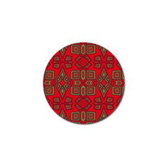 Abstract Pattern Geometric Backgrounds Golf Ball Marker by Eskimos