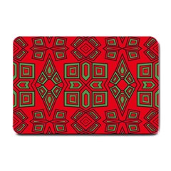 Abstract Pattern Geometric Backgrounds Small Doormat  by Eskimos