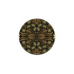 Folk Flowers Print Floral Pattern Ethnic Art Golf Ball Marker by Eskimos