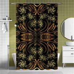 Folk Flowers Print Floral Pattern Ethnic Art Shower Curtain 48  X 72  (small)  by Eskimos