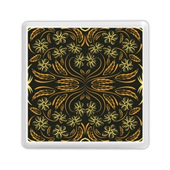 Folk Flowers Print Floral Pattern Ethnic Art Memory Card Reader (square) by Eskimos