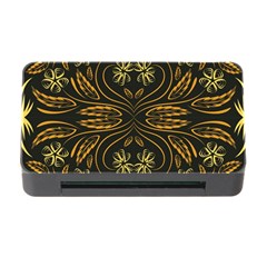 Folk Flowers Print Floral Pattern Ethnic Art Memory Card Reader With Cf by Eskimos