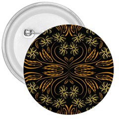 Folk Flowers Print Floral Pattern Ethnic Art 3  Buttons by Eskimos