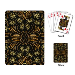 Folk Flowers Print Floral Pattern Ethnic Art Playing Cards Single Design (rectangle) by Eskimos