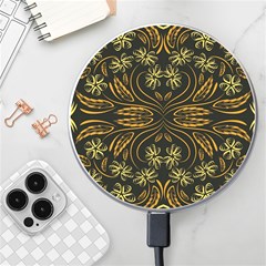 Folk Flowers Print Floral Pattern Ethnic Art Wireless Charger by Eskimos