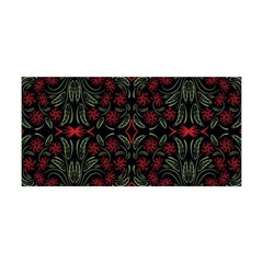 Folk Flowers Print Floral Pattern Ethnic Art Yoga Headband by Eskimos