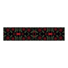 Folk Flowers Print Floral Pattern Ethnic Art Velvet Scrunchie by Eskimos