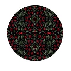 Folk Flowers Print Floral Pattern Ethnic Art Mini Round Pill Box (pack Of 3) by Eskimos