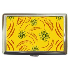 Folk Flowers Print Floral Pattern Ethnic Art Cigarette Money Case by Eskimos