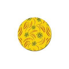 Folk Flowers Print Floral Pattern Ethnic Art Golf Ball Marker by Eskimos