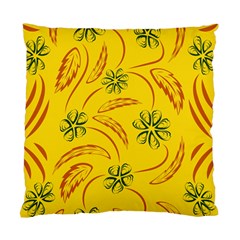 Folk Flowers Print Floral Pattern Ethnic Art Standard Cushion Case (two Sides) by Eskimos