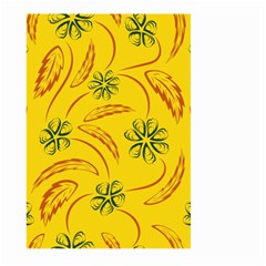 Folk Flowers Print Floral Pattern Ethnic Art Large Garden Flag (two Sides) by Eskimos