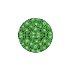 Folk Flowers Print Floral Pattern Ethnic Art Golf Ball Marker (4 Pack) by Eskimos