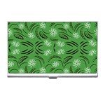 Folk flowers print Floral pattern Ethnic art Business Card Holder Front