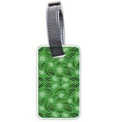 Folk Flowers Print Floral Pattern Ethnic Art Luggage Tag (one Side) by Eskimos