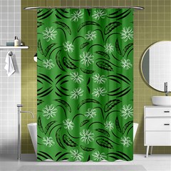 Folk Flowers Print Floral Pattern Ethnic Art Shower Curtain 48  X 72  (small)  by Eskimos