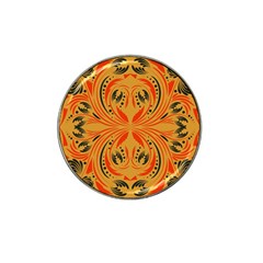 Folk Flowers Print Floral Pattern Ethnic Art Hat Clip Ball Marker by Eskimos