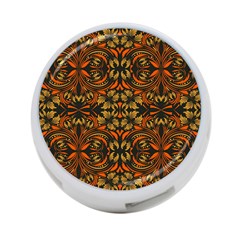 Folk Flowers Print Floral Pattern Ethnic Art 4-port Usb Hub (one Side) by Eskimos