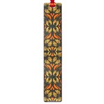 Folk flowers print Floral pattern Ethnic art Large Book Marks Front