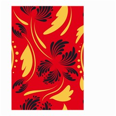 Folk Flowers Print Floral Pattern Ethnic Art Small Garden Flag (two Sides) by Eskimos