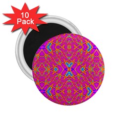 Pink Party 2 25  Magnets (10 Pack)  by Thespacecampers