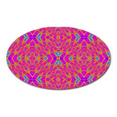 Pink Party Oval Magnet by Thespacecampers