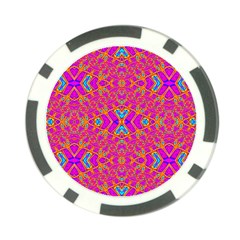 Pink Party Poker Chip Card Guard by Thespacecampers