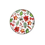 Pngtree-watercolor-christmas-pattern-background Hat Clip Ball Marker (10 pack) Front