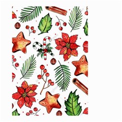 Pngtree-watercolor-christmas-pattern-background Small Garden Flag (two Sides)