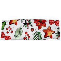 Pngtree-watercolor-christmas-pattern-background Body Pillow Case Dakimakura (two Sides)