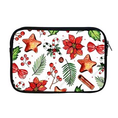 Pngtree-watercolor-christmas-pattern-background Apple Macbook Pro 17  Zipper Case by nate14shop