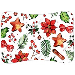 Pngtree-watercolor-christmas-pattern-background Velour Seat Head Rest Cushion by nate14shop