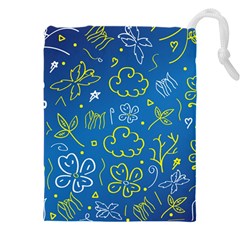 Abstract-background Drawstring Pouch (4xl) by nate14shop