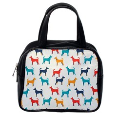 Animal-seamless-vector-pattern-of-dog-kannaa Classic Handbag (one Side) by nate14shop