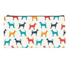 Animal-seamless-vector-pattern-of-dog-kannaa Pencil Case by nate14shop