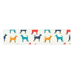 Animal-seamless-vector-pattern-of-dog-kannaa Velvet Scrunchie by nate14shop